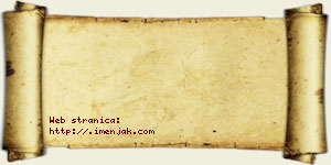 Una Aksentijević vizit kartica